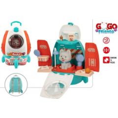 Suņu kopšanas salons + mugursoma ar aksesuāriem 3+ CB49704 Lelles