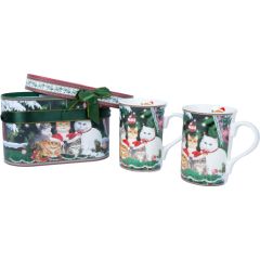 Krūzes MIA CATS H10,5 cm, 300 ml, 2 gab., dāvanu kastītē Citi trauki