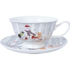 Tase ar apakštasi MIA SNOW, 180 ml, dāvanu kastītē Citi trauki