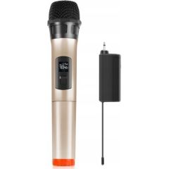 Puluz SB8485 Wireless Studio Microphone Dynamic 30m Uhf + 3.5mm Receiver / Pu628b / Gold Mikrofoni