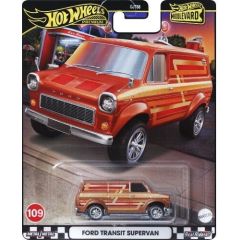 Mattel Hot Wheels Premium: Boulevard - Ford Transit Supervan Vehicle (HRT76) Mašīnas un piederumi