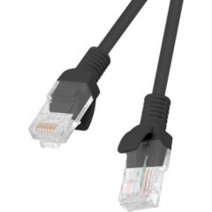 Lanberg Patchcord RJ45, Cat. 5e, UTP, 1m, Black