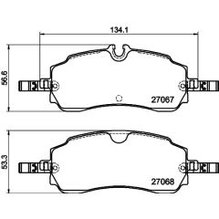 BREMŽU UZLIKAS FORD OE 2712621 V710
