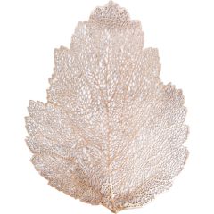 Galda sedziņa BIG LEAF, 36x45cm, zelts