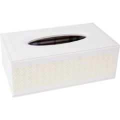 Salvešu kaste WILMA 22,5x14xH9,5cm, balta Citi trauki