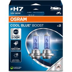 Osram H7 AUTOLAMPAS 80W 12V 62210 COOL BLU BOOST 2gab Autospuldzes