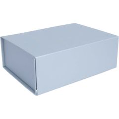 Papīra kaste TRUDY, 35×25×11 cm, salokāma, pelēkā krāsā Dāvanu kārbas