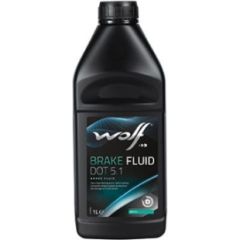 BRAKE FLUID DOT5.1 1L WOLF Bremžu šķidrums Bremžu eļļas