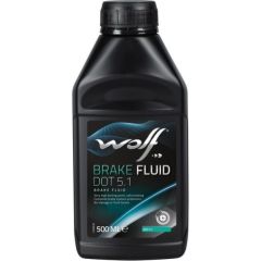 BRAKE FLUID DOT5.1 500ml WOLF Bremžu šķidrums Bremžu eļļas