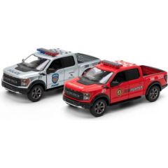 Kinsmart Металлическая авто моделька  2022 Ford F-150 Raptor (Police/ Firefighter) 1:46 KT5436PR