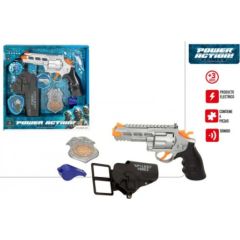 Pistole Police (skaņa, gaisma) ar piederumiem 20 cm CB47541
