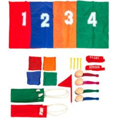 Āra sporta dienas komplekts olu skriešanai 4 bērniem 3+ FB255358 Interaktīvās rotaļlietas