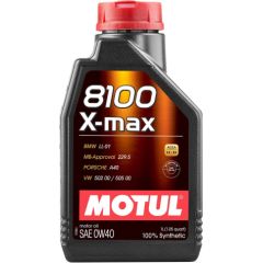 Motul 8100 X-max 0W40 1L API SN/CF  ACEA A3/B4 Motora eļļas