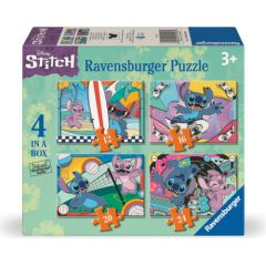Ravensburger Puzzle Disney: Stitch - Vacay Mode 4 in a Box (12/16/20/24pcs) (12001069) Puzles