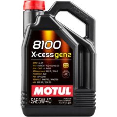 Motul 8100 X-cess GEN2 5W40 4L ACEA A3/B4  API SP Motora eļļas