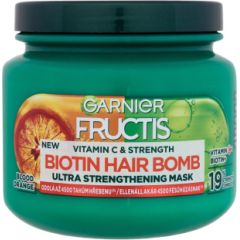 Garnier Fructis Vitamin & Strength / Biotin Hair Bomb 320ml W / Hair Mask Matu kopšana