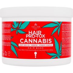 Kallos Hair Pro-Tox / Cannabis 500ml W / Hair Mask Matu kopšana
