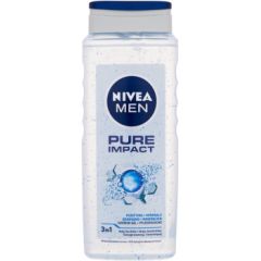Nivea Men Pure Impact 500ml M / Shower Gel Dušas želejas ķermenim