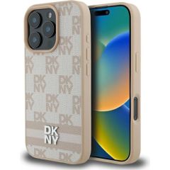 DKNY Checkered Pattern & Printed Stripes Защитный Чехол для Apple iPhone 16 Pro Max Чехлы - альтернативные