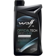 Wolf OFFICIALTECH 0W20 LS-FE 1L C5-16,API SN+ OV0401547 Motora eļļas