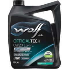Wolf OFFICIALTECH 0W20 LS-FE 5L C5-16,API SN+ OV0401547 Motora eļļas