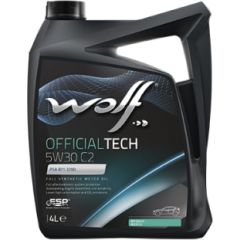 Wolf OFFICIALTECH 5W30 C2 4L SM/CF,ACEA C2,PSA B712290 Motora eļļas