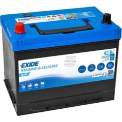 80Ah 510A akumulators EXIDE Marine Dual 270x173x222+-