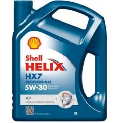 Shell Motora eļļa 5W30 HELIX HX7 PROFESSIONAL AV 5L