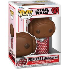 Funko Pop! Disney: Star Wars Valentines Day 2024 - Princess Leia (Valentine Chocolate) #676 Bobble-Head Vinyl Figure Piederumi konsolēm