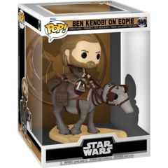 Funko Pop! Disney Deluxe: Star Wars - Ben Kenobi on Eopie #549 Bobble-Head Vinyl Figure Piederumi konsolēm