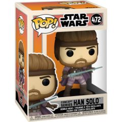 Funko Pop! Disney: Star Wars Concept Series - Han Solo #472 Bobble-Head Vinyl Figure Piederumi konsolēm