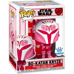 Funko Pop! Disney Star Wars: Valentines S4 - Bo-Katan Kryze #497 Bobble-Head Vinyl Figure Piederumi konsolēm