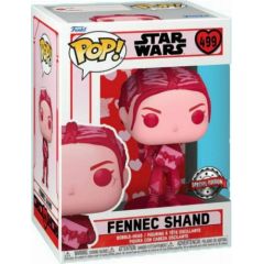Funko Pop! Star Wars: Valentines S2 - Fennec Shand (Special Edition) #499 Bobble-Head Vinyl Figure Piederumi konsolēm