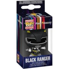 Funko Pocket Pop! Power Rangers - Black Ranger Vinyl Figure Keychain Piederumi konsolēm