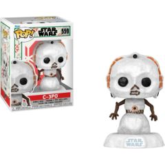 Funko Pop! Disney Star Wars: Holiday - C-3PO (SNWMN) #559 Bobble-Head Vinyl Figure Piederumi konsolēm