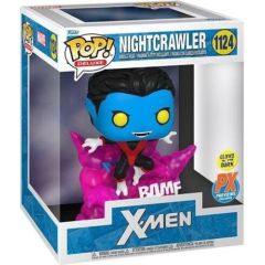 Funko Pop! Deluxe: X-Men - Nightcrawler (Teleporting) (Glows in the Dark) (PX Previews Exclusive) #1124 Bobble-Head Vinyl Figure Piederumi konsolēm
