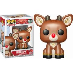 Funko Pop! Movies: Rudolph Red-Nosed Reindeer - Rudolph (Sitting) #1858 Vinyl Figure Piederumi konsolēm