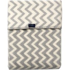 WOMAR blanket Grey&White Zigzag 75x100cm