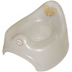 Tega podiņš muzikāls Teddy Bear, balts pearl, PO-038 Podiņi un WC sēdekļi