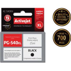 Activejet AC-540RX Ink cartridge (replacement for Canon PG-540XL; Premium; 25 ml; 700 pages, black) Tintes printeru izejmateriāli