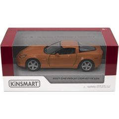 KINSMART Miniatūrais modelis - 2007 Chevrolet Corvette Z06, izmērs 1:36 Mašīnas un piederumi