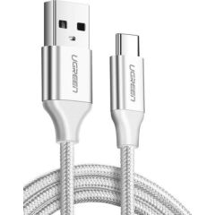 USB Ugreen USB-A - USB-C 1 m white (60131) Jaunumi - Datori