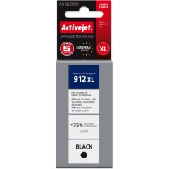 Activejet AH-912BRX Ink Cartridge (replacement for HP 912XL 3YL84AE; Premium; 1100 pages; 30 ml, black) Tintes printeru izejmateriāli