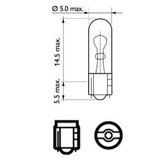 Philips Salona apgaismojuma spuldze 12516CP