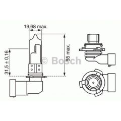 Bosch Signāla spuldze 1 987 302 153