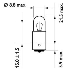 Philips Pagrieziena rādītāja spuldze 13929CP