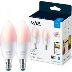 WiZ,Candle,4,9W,2200-6500 (RGB),C37,E14,2 pcs lightsource