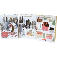 Dāvanu maisiņš WONDERLAND S, 18x24x8,5cm, mix Dāvanu maisiņi 