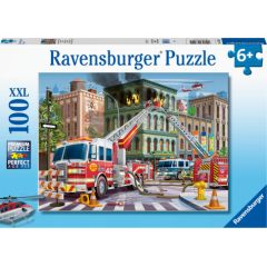 Ravensburger puzzle 100 pc Fire Trucks Puzles