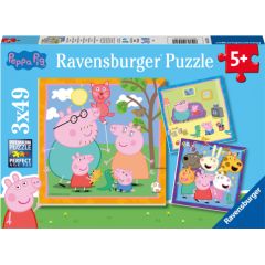 Ravensburger Puzzle 3x49 pc Peppa Pig Puzles